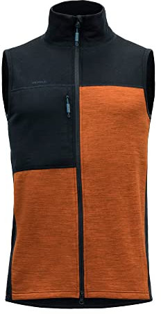 DEVOLD Herren Nibba Merino Vest Weste, Ink/Flame, L