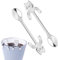 2er Set Katzen Kaffeelöffel, Kleine Espresso Löffel Edelstahl, Personalisiert Geschenke für Katzenliebhaber Frauen Teelöffel Kleine Löffel Müslilöffel Dessertlöffel