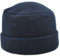 MELEGARI Damenhut mit Revers | Beanie Lyuba | Fleece Polar Fleece | Tasche | Made in Italy, blau, One size