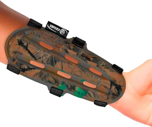KESHES Armschutz für Bogenschießen - Verstellbarer Unterarm-handgelenkschutz für die Bogenjagd Zubehör für Jugendliche und Erwachsene