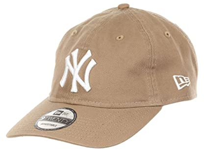 New Era New York Yankees MLB Team Khaki 9Twenty Unstructured Strapback Cap - One-Size