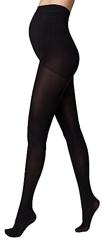 Conte elegant Mommy 40 DEN Collant de Maternité - Collants pour Femmes Enceintes - Collant de Grossesse - Confort et Résistance - Sous-Vêtement Femme - 2 - Noir