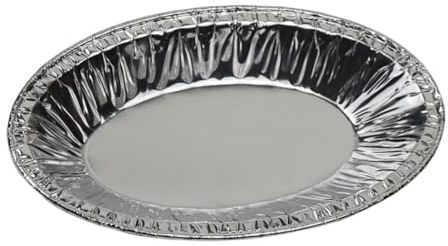ABOOFAN 250 Stück Ei Torte Tassen Stahl Mini Pie Pfannen Oval Ei Torte Formen Mini Torte Pfannen Zinn Backen Werkzeug Backen Zinn Folie Pfannen Kuchen Handgezogene Nudeln Metall