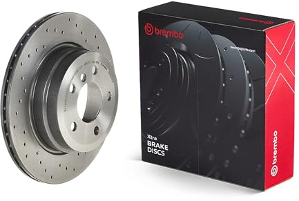 Set 2x Bremsscheibe Hinten Kompatibel mit BMW X5 E70 F15 F85 X6 E71 E72 F16 F86 2006-2019 von Autoteile Gocht