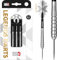 LEGEND DARTS Dartpfeile mit Stahlspitze, 90 % Wolfram, Pro-Serie, V8, konisch, 23 g.