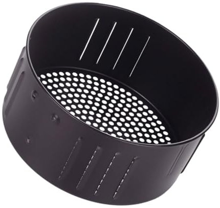 Garneck 1pezzi Cestello in Ghisa Per Friggitrice Ad Aria Accessorio Resistente Al Calore Per Frittura e Cottura Per Sostituzione e Cucina Quotidiana
