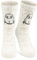 Harry Potter Hüttensocken - Hedwig Strick Haussocken mit Sherpa Futter für Damen Kuschelsocken Flauschige Wintersocken warme Frauen Socken OneSize Weiß