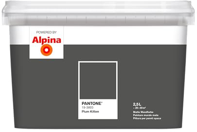 Alpina PANTONE Plum Kitten – Wandfarbe im PANTONE-Farbton – 2,5 Liter