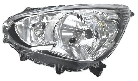 PROPOSTEONLINE Scheinwerfer hergestellt für Mitsubishi Space Star Fahrerseite H4 Halogen vorbereitet für elektrische Leuchtweitenregulierung 8301C193