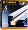 ClarivantiLED 2m×5 Profilé Aluminium LED Rail avec Diffuseur Goulotte et Profile Alu pour Ruban LED Profilé en U pour Installation Facile Support LED Couvercle Blanc Embouts et Clips Montage