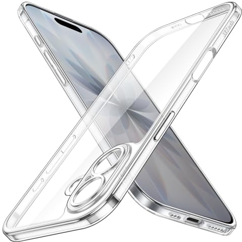 JETech Dünn Hülle für iPhone 17 6,3 Zoll mit Vollständig Kameraschutz, Ultra Slim Leicht Klar Minimalistische Handy Schutzhülle (Durchsichtig)