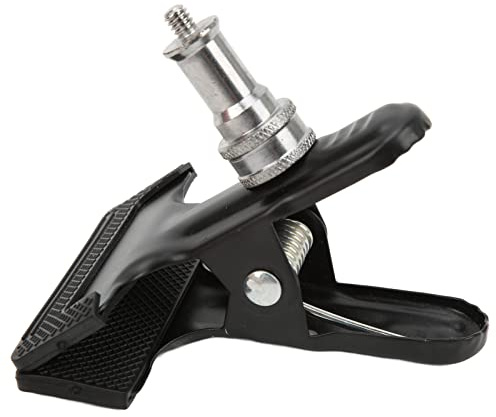 Yctze Abrazadera para Trípode para Cámara, Soporte para Flash con Tornillo de 1/4 de Pulgada, Cámara de Fondo de Estudio, Abrazadera Multifunción con 360 Grados, Accesorios de Fotografía