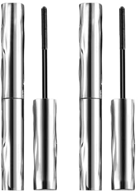 Iron Eye Mascara Facelove, Faccelove's Ironeye Mascara mit Metallbürste, Wimperntusche Wasserfest, Metal Wimpernbürste für ältere Frauen, Iron Wand Tubing Wimpern Bürste, Schwarz (2 Stück)