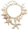 PH PandaHall Sea Shell Seesterne Armbänder Perle Charm Armbänder Goldene Shell Perlen Armbänder Meerjungfrau Kostüm Schmuck für Valentinstag Halloween Frauen Verstellbare Hawaii Knöchel Armbänder