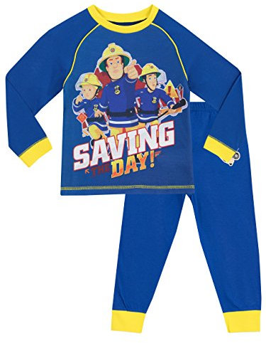 Feuerwehrmann Sam Jungen Schlafanzug 98