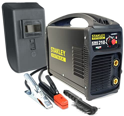 STANLEY FATMAX - Poste à souder inverter KING 210 PRO 100% Duty cycle MMA TIG LIFT Electrodes 1.6 à 5 mm