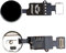 Johncase Home Button Main Key Flex Ribbon Cable Assembly Replacement Part Compatible for iPhone 7/7 Plus and 8/8 Plus All Carriers (Black)