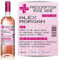 Personalised Prescription Rose Wine Label from TigerMill Publishing – Fun Birthday Gift idea (Pink Label)