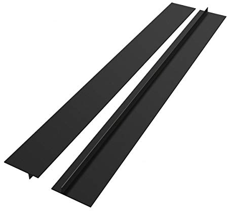 Sinonome Tapa de hueco para encimera de estufa, flexible, fácil de limpiar, resistente al calor, sellado los derrames entre electrodomésticos, muebles, estufa, horno, lavadora y secadora, paquete de 2