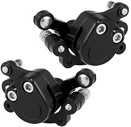 Motoforti 1 Paar Motorrad Links Rechts Scheibenbremssattel Schwarz Aluminium