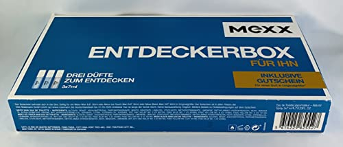 Mexx Entdecker-Box, Parfum-Set for him, 3 x 7 ml