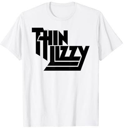 Thin Lizzy – Black Stacked Logo T-Shirt