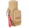 HANTA Flaschentasche Bottle Bag - tragbarer Trinkflaschenhalter für unterwegs - Volumen ca. 2 Liter - Coyote