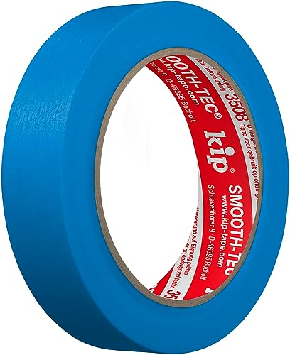 Kip 3508-23 Malerkrepp: 24mm x 50m - Präzise Kanten für Profis - Innen & Außen - Maler & Lackierer