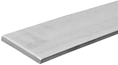 Barra Piatta in Acciaio Inox Aisi 304 Da 20 a 200mm in diverse lunghezze e spessori (100x10 mm lunga 75 cm)