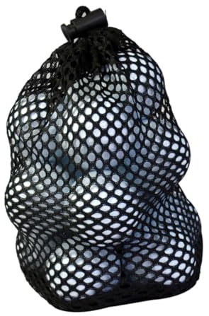 Happyyami 4pcs Mesh Bags for Balls Drawstring Net Bag Ball Carrying Holder Nylon Material Compact Design