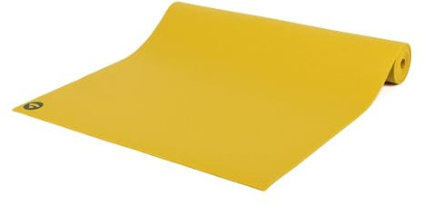 Bodhi Yogamatte Rishikesh Premium 60 XL | Matte für Yoga & Pilates | Antirutschmatte für deine Yogapraxis | Rutschfest & Schadstofffrei | Made in Germany | OEKO-TEX 100 | Trainingsmatte | senfgelb