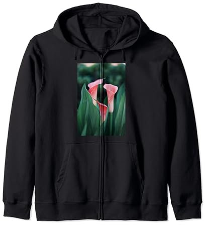 Lilie Blumen Natur Kapuzenjacke