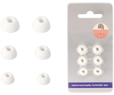 3 Paar Silikon Ohrhöfe Ohrhörer deckt den Ersatz für JBL Endurance Peak3 ab,Ohrhörer Cap Ohrstöpsel Kopfhörerzubehör für Endurance Peak3 (Weiß)