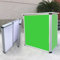 Innovz Messe Theke Empfangstheke Klappbarer Werbethekentisch, Aluminium-Messestand-Ausstellungstisch Stehtisch, Kommerzieller Messe-Empfangstresen für Messebereich, Rezeption, Einzelhandel(2pcs)