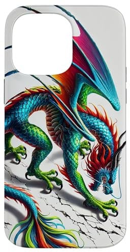 iPhone 14 Pro Max Majestic Reignbow Dragon Case