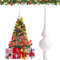 Hukermoon Weihnachtsbaumspitze Glas, 26 cm Christbaumspitze, Weihnachtsbaum Stern Spitze, Christbaumschmuck Spitze, Christmas Tree Topper, Weihnachtsdeko Baumspitze, Tannenbaumspitze (Porzellan Weiß)