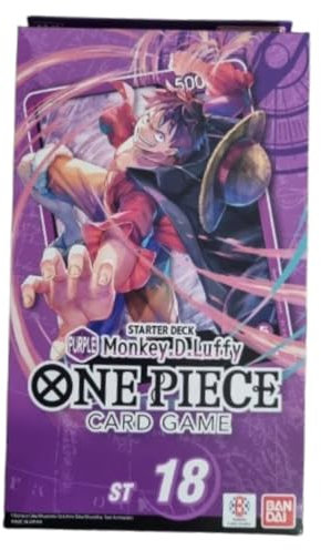 BANDAI One Piece Card Game: Purple Monkey.D.Luffy ST18 Starter Deck - EN