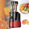 pealiritansemen Cold Press Juicer, Single Auger Slow Masticating Machine With 1000ml Juice Cup And Pomace Cup, Fit Whole Fruits & Vegetables, High Juice Yield, Detachable Design