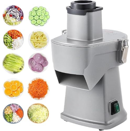 4 in 1 Electric Vegetable Chopper - Commercial Food Processor, Fruit and Vegetable Slicer Dicer, for Onion Masher Potato Slicer Vegetable Processor Home Use