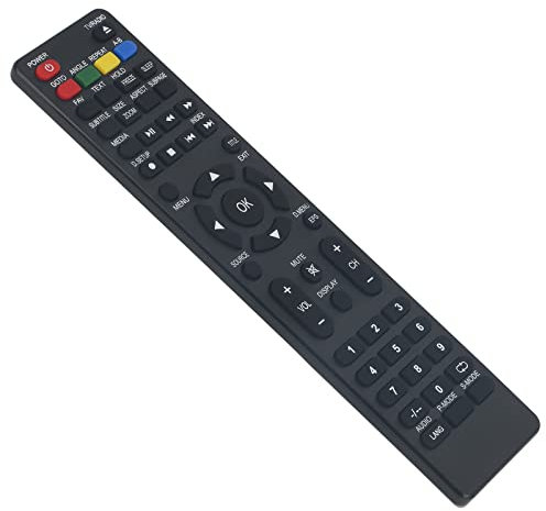 Télécommande universelle remplacée Convient pour JTC/Jay-Tech GPRC15926 Tech TV Ultra HD Smart TV 2040C, 2040TT,s32h5351j,s65u65129m,DVB-821510,LTV-215KL,2032DTT, PDVB-PM13209HCATS