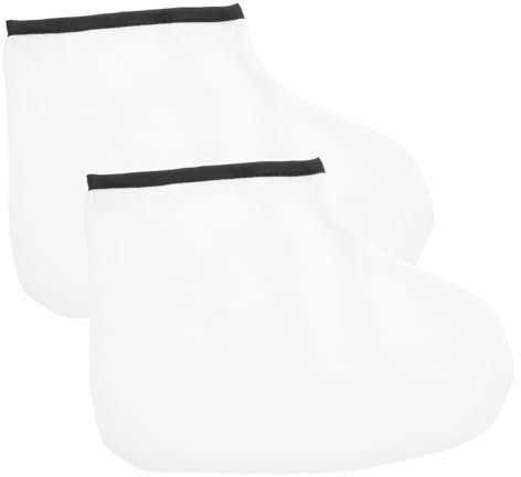 VALICLUD Fußabdeckungen Aus Baumwollmaterial Für Wärmende Therapieauflage Inklusive Wachsnachfülleinlagen Und Wachswärmerauflage Für Paraffinbehandlung