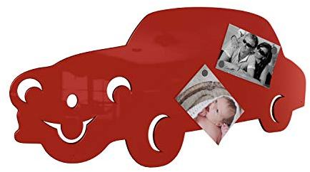 Colours-Manufaktur Auto Magnetwand - viele Farben wählbar - XXL groß Hochglanz (rot (RAL 3020 verkehrsrot glänzend))