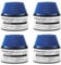 Staedtler Tinte fuer Marker Lumocolor refill station, 30 ml, (4x Stück, blau)