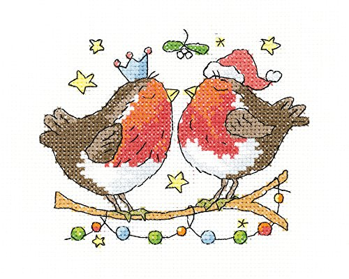 Heritage Crafts Simply Heritage Cross Stitch Kit - Christmas Kiss