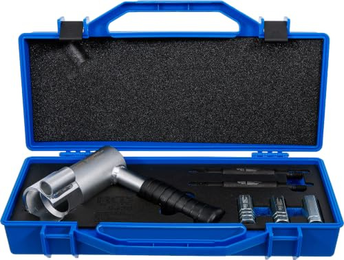 BGS 9420 | Traggelenk-Werkzeug-Satz | für Volvo | Querlenker | für Volvo S60, V70, XC70, S80, XC90 | Aluminium- und Stahl-Querlenker | Presswerkzeug, Führungsbolzen, Adapter