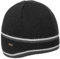 McBURN Beanie mit Ohrenschutz Wintermütze Wollmütze Damenmütze Herrenmütze Damen/Herren - Made in Italy Futter, Futter Winter Herbst-Winter - One Size schwarz