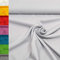 MAGAM-Stoffe 1m Mara Universal-Stoff uni Blickdicht Knitterarm Kostüm Tischdecken Dekostoff (21. Silber-Grau)