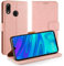 Simpeak Cover Compatibile per Huawei P Smart 2019 6,21, Custodia Compatibile per Huawei P Smart 2019 in Pelle Portafoglio con Supporto[Supporto Stand] [Chiusura Magnetica], Rosa