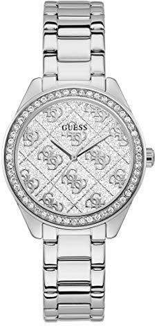 GUESS SUGAR Orologio Donna Analogico/Digitale in Acciaio, Cristalli - GU.GW0001L1