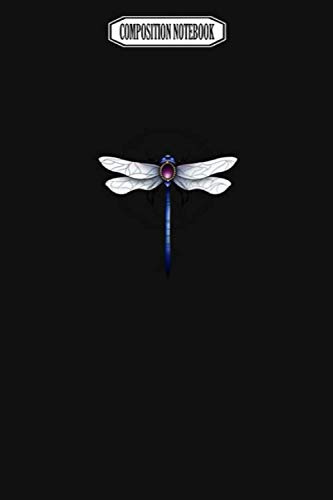 Composition Notebook: Geometric Dragonfly Audioquest Blue Corkcicle Dragonflies Barrette Dragonfly Notebook Journal Notebook Blank Lined Ruled 6x9 100 Pages